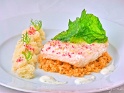Purée au fenouil, Crumble au gingembre, radis et ses fanes en chips.

<i>© Jiyoné 2012</i>